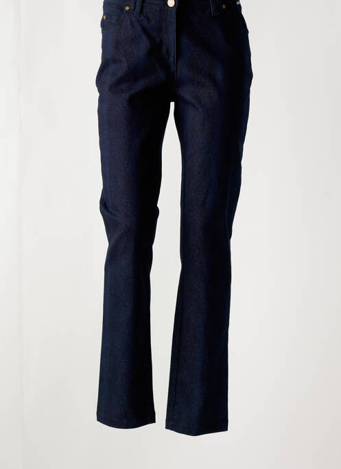 Blugi cu croială slim albastru AGATHE & LOUISE femeie