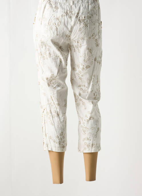 Pantalon trei sferturi alb JAC JAC femeie