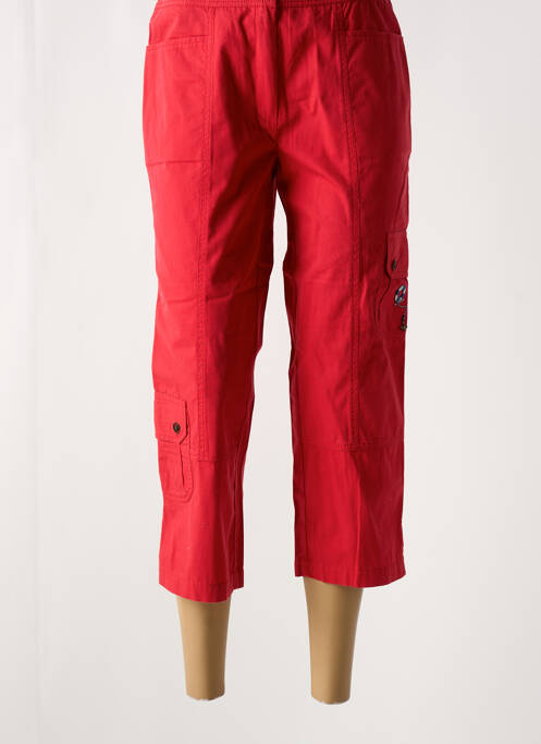 Pantalon trei sferturi roșu JAC JAC femeie