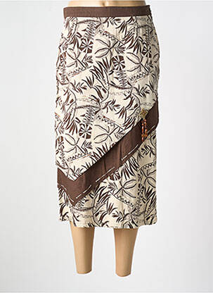 Fustă midi maro JAC JAC femeie