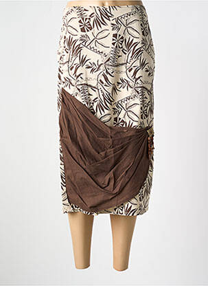 Fustă midi maro JAC JAC femeie