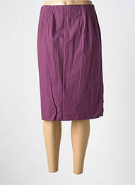 Fustă midi croială dreaptă violet PANDOLFI femme