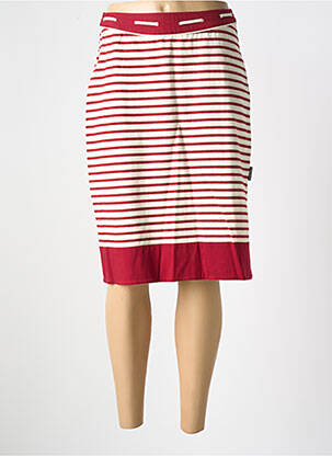 Fustă midi roșu LES MARINS DE JAC JAC femeie