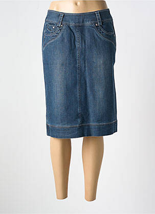 Fustă midi albastru LES MARINS DE JAC JAC femeie