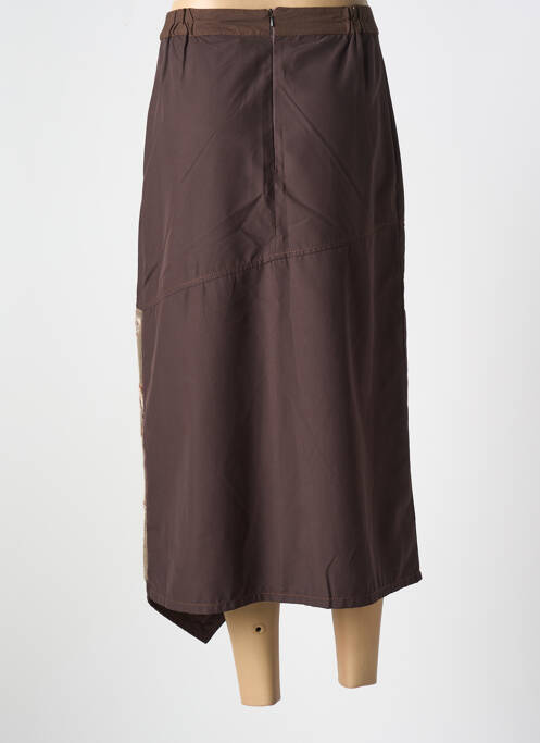 Fustă lungă maro JAC JAC femeie