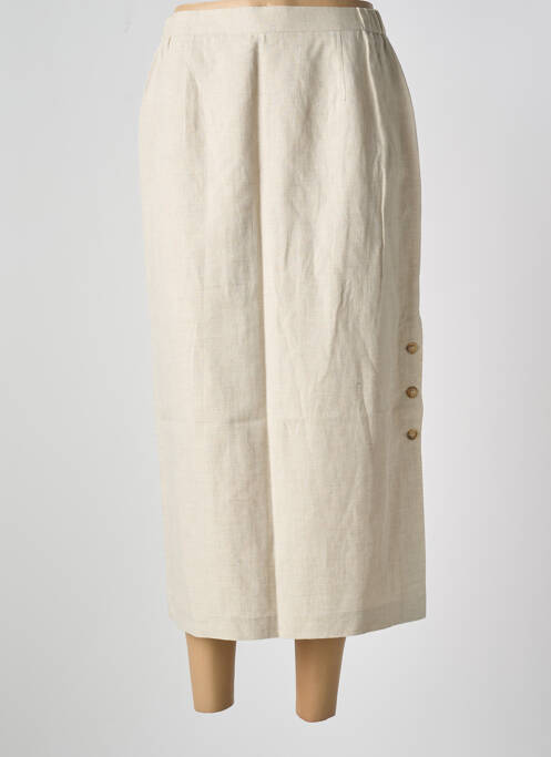 Fustă lungă bej PANDOLFI femeie