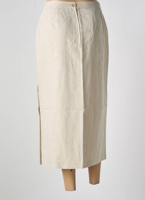 Fustă lungă bej PANDOLFI femeie