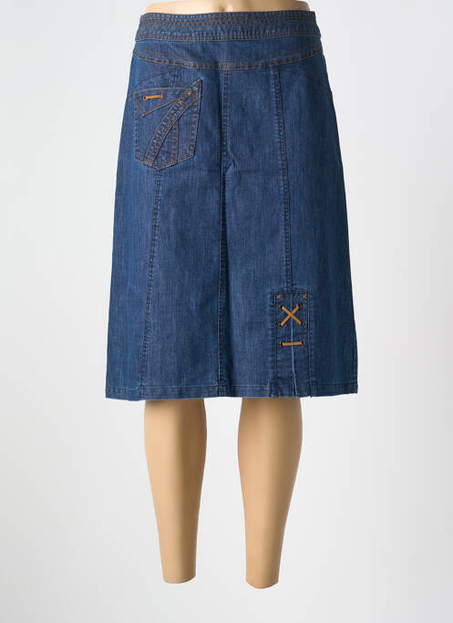 Fustă midi albastru JAC JAC femeie