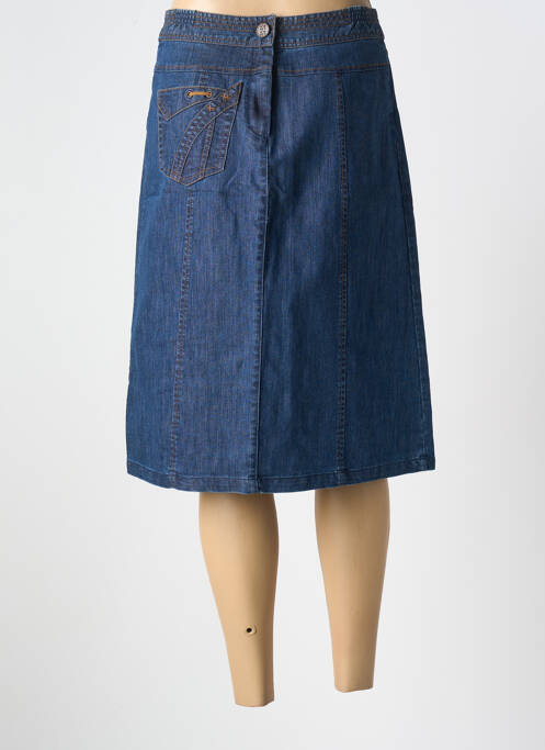 Fustă midi albastru JAC JAC femeie