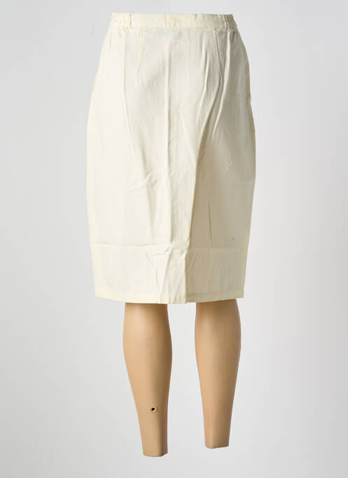 Fustă midi bej LES MARINS DE JAC JAC femeie