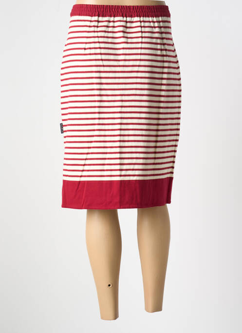 Fustă midi roșu LES MARINS DE JAC JAC femeie