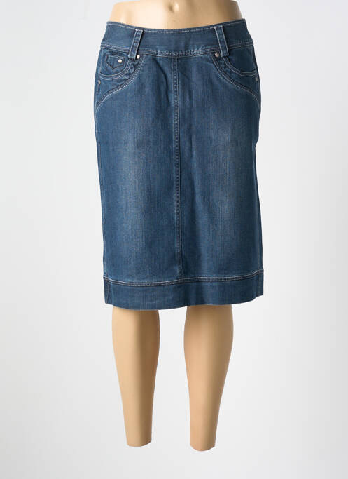 Fustă midi albastru LES MARINS DE JAC JAC femeie