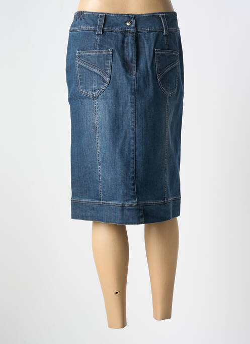 Fustă midi albastru LES MARINS DE JAC JAC femeie