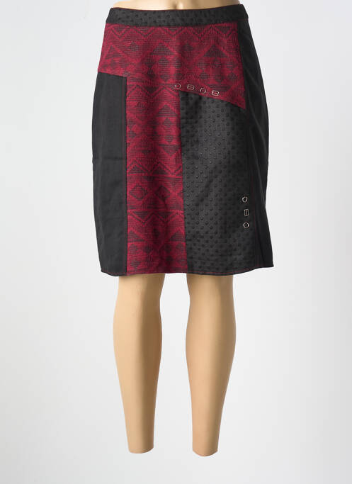 Fustă midi negru FIGURE LIBRE femeie