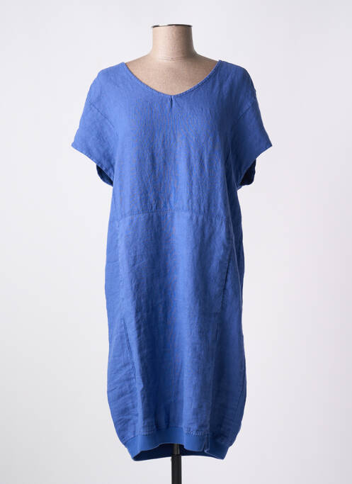 Rochie midi albastru POU NOU femeie