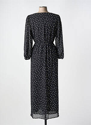Rochie lungă mâneci lungi mâneci lungi negru KAFFE femeie