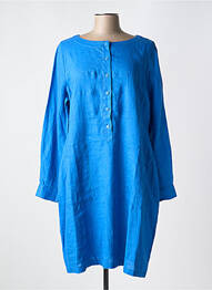 Rochie midi mâneci lungi mâneci lungi albastru ZILCH femme