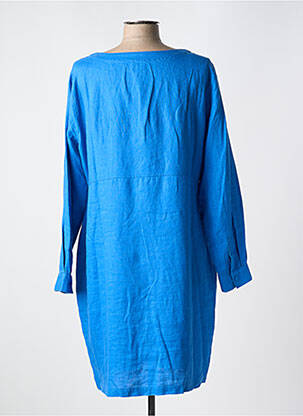 Rochie midi mâneci lungi mâneci lungi albastru ZILCH femeie