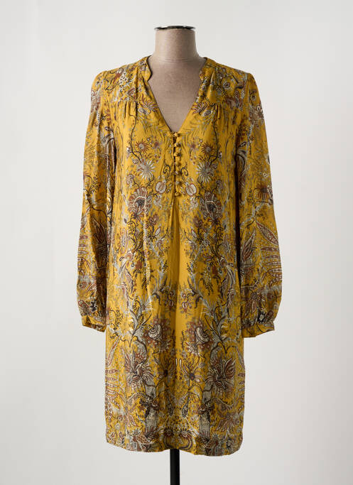 Rochie midi galben STELLA FOREST femeie