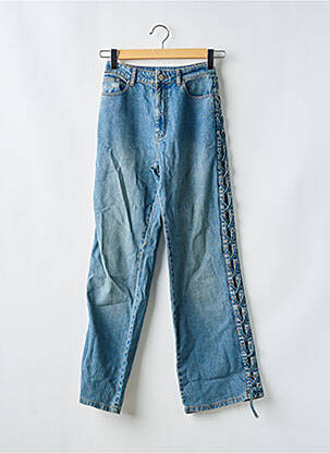 Blugi cu croială evazată albastru GESTUZ femeie