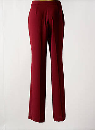 Pantalon drept țesătură crep mărime normală roșu IMPERIAL femeie