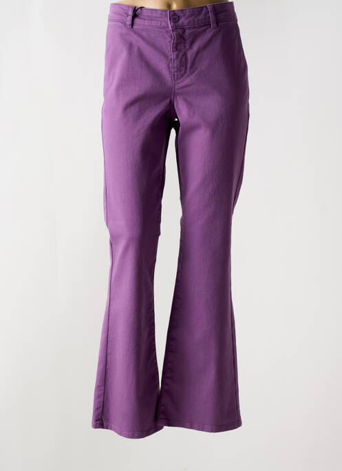 Blugi cu croială evazată violet HAPPY femeie