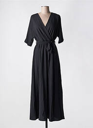 Rochie lungă mâneci scurte mâneci scurte negru GRACE & MILA femeie