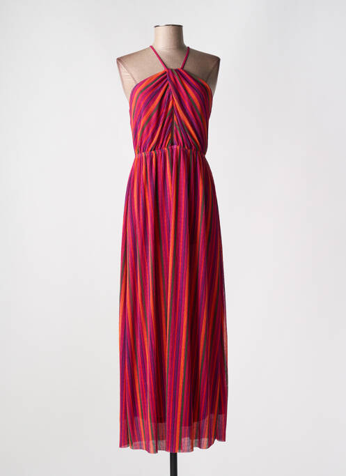 Rochie lungă roz GRACE & MILA femeie