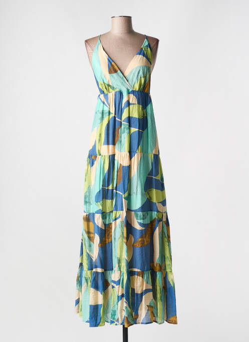 Rochie lungă albastru LILI & LALA femeie