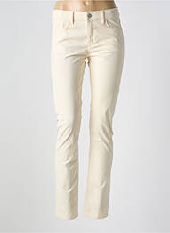 Pantalon slim elasticitate mărime normală bej ESPRIT femme