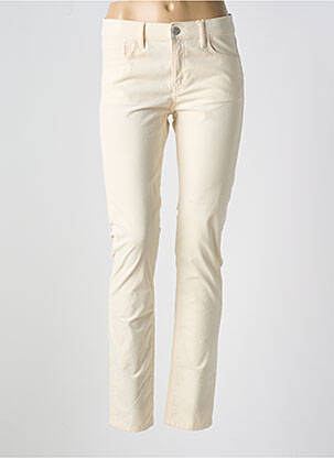 Pantalon slim bej ESPRIT femeie