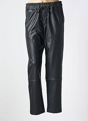 Pantalon drept talie elastică mărime normală negru EDC femeie