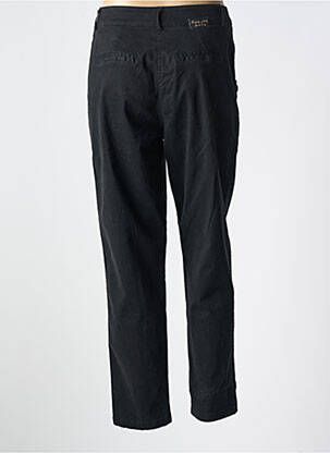 Pantalon slim țesătură poplin mărime normală negru PAKO LITTO femeie