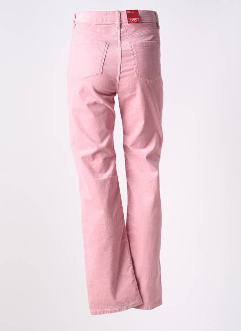 Pantalon drept roz ESPRIT femeie