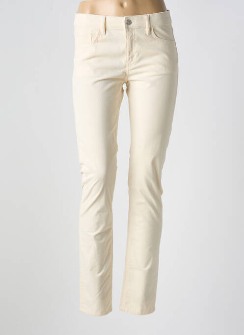 Pantalon slim bej ESPRIT femeie