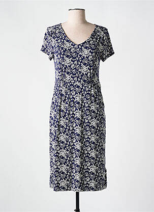 Rochie midi imprimeu floral mâneci scurte albastru WHITE STUFF femeie