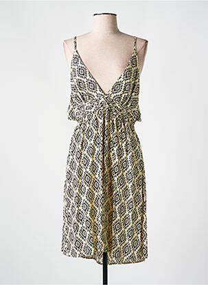 Rochie midi bej LILI & LALA femeie