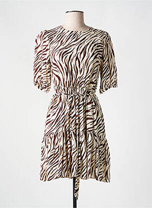 Rochie scurtă maro GRACE & MILA femeie