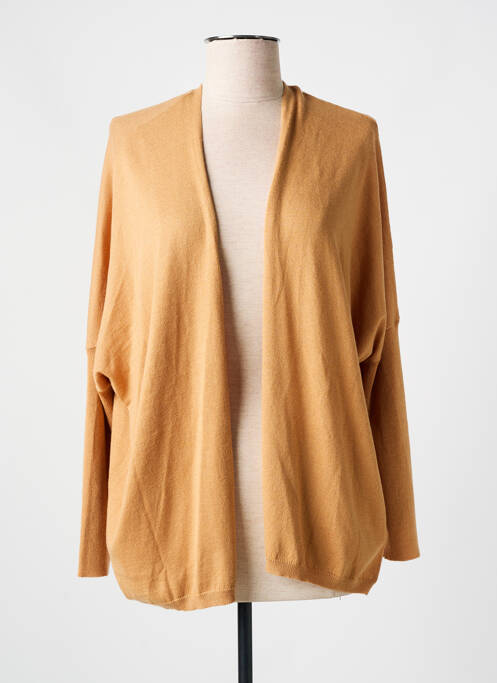 Vestă cu mâneci lungi maro GRACE & MILA femeie