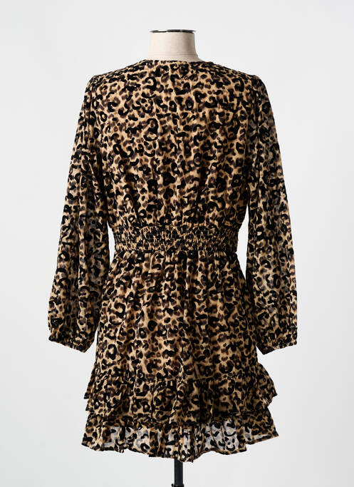 Rochie scurtă maro LILI & LALA femeie