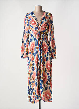 Rochie lungă roz GRACE & MILA femeie