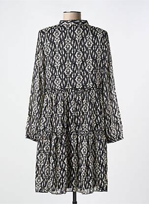 Rochie scurtă mâneci lungi mâneci lungi negru LILIE ROSE femeie