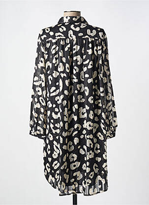 Rochie scurtă mâneci lungi mâneci lungi negru LILIE ROSE femeie