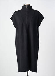 Rochie midi mâneci scurte mâneci scurte negru ORSON femme