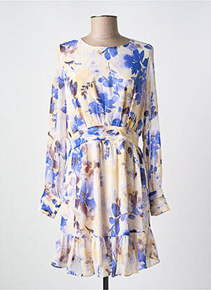 Rochie scurtă mâneci lungi mâneci lungi albastru MUSY MUSE femeie