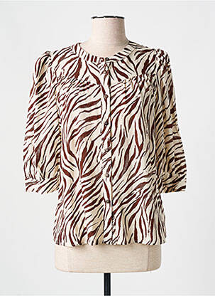 Cămașă bej GRACE & MILA femeie