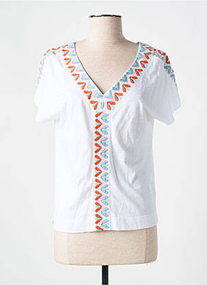 Tricou alb WHITE STUFF femeie