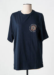Tricou croială dreaptă mâneci scurte albastru SCOTCH & SODA femme