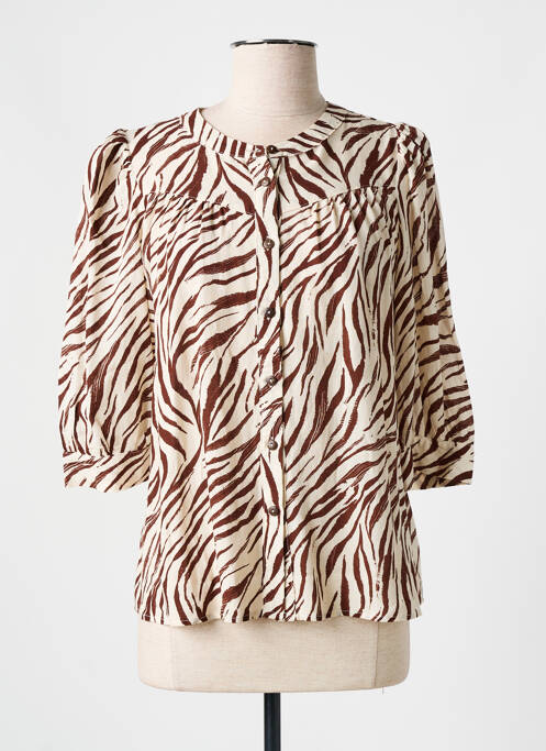 Cămașă bej GRACE & MILA femeie