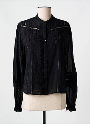 Cămașă croială cambrată mâneci lungi negru SCOTCH & SODA femeie